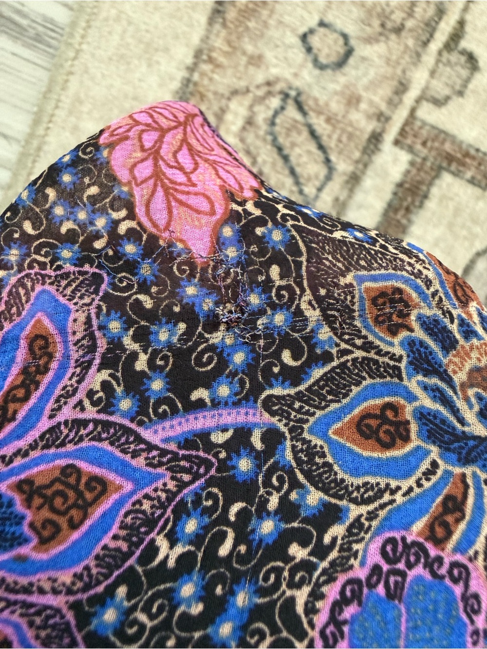 Free People Teegan Lined Dress Floral Boho Bohemian Country Fall Autumn S - Picture 11 of 11